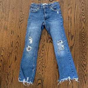 Zara Distressed Blue Girl’s Jeans
